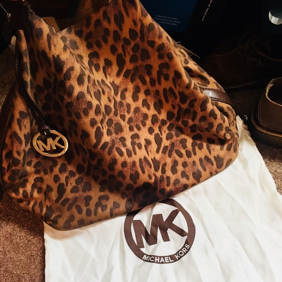 Michael Kors Handbags - Brand New Leopard Michael Kors Hobo